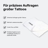 Pop-up Towel für große Tattoos & Sleeves