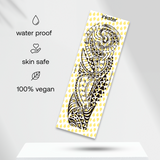 Kraftvoller Sturm Tribal Tattoo Sleeve