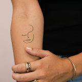 Abstract Blink Tattoo