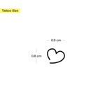 Warmes Herz – Spenden Tattoo Doppelpack