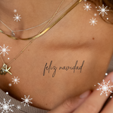 Feliz Navidad Tattoo