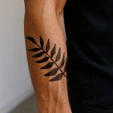 Large Leaf Tattoo