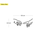 The Creation of Adam Tattoo