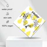 Heart-Flower Wreath with Butterfly and Fish Tattoo