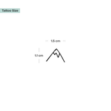 Mini Mountain Tattoo