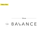 Balance Tattoo