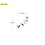 Fliegende Vögel Tattoo