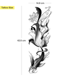 Fluss des Lotus Tattoo Sleeve