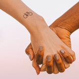 Linien- und Kreisfahrrad