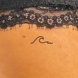 One Line Wave Tattoo