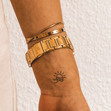 Sun With 3 Waves Tattoo