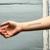 Expectations durchgestrichen