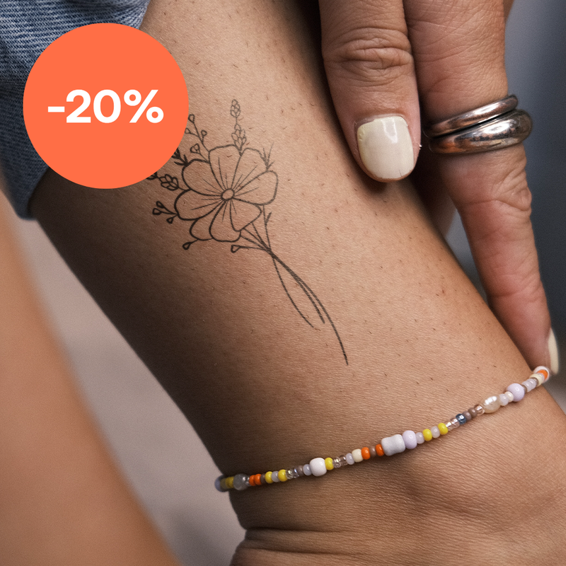 Kleine Mohnblume Tattoo 🤫