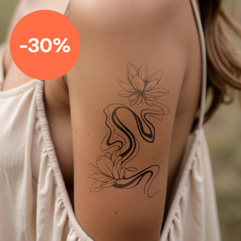 Verflüssigter Lotus Tattoo 🤫