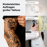 Pop-up Towel für große Tattoos & Sleeves