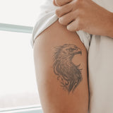 Großer Adlerkopf Tattoo