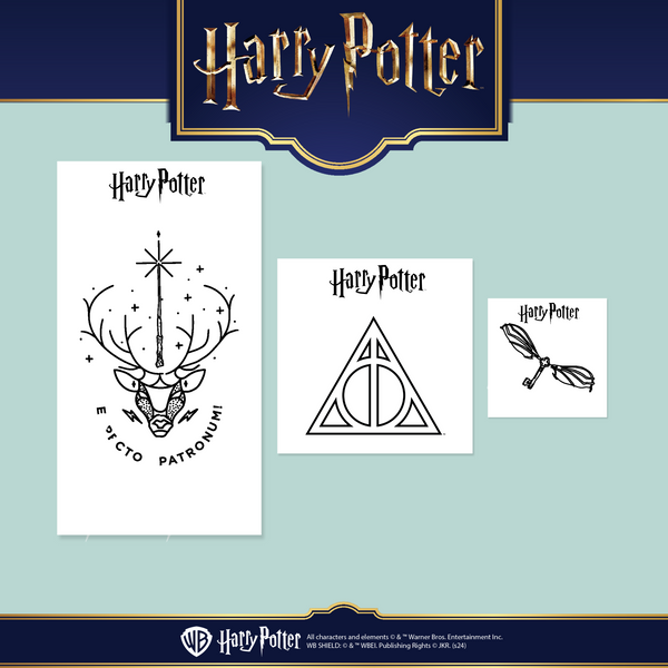  Harry Potter Bundle of 3 Bestseller Tattoos