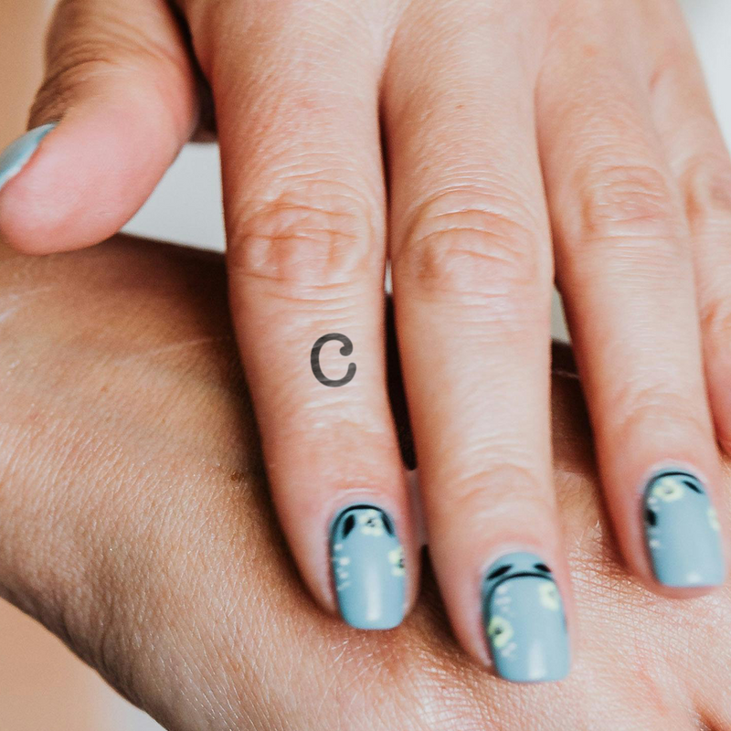 c - Lowercase Tattoo 