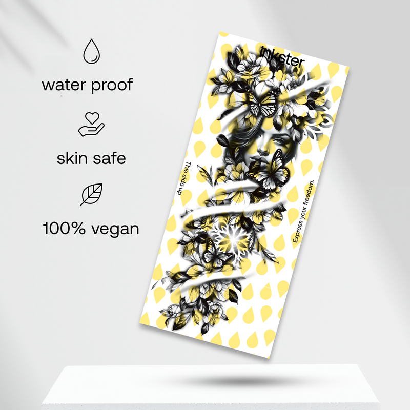 Goddess of Nature Tattoo Sleeve