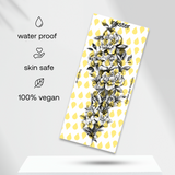 Lion in a Sea of Blossoms Tattoo Sleeve