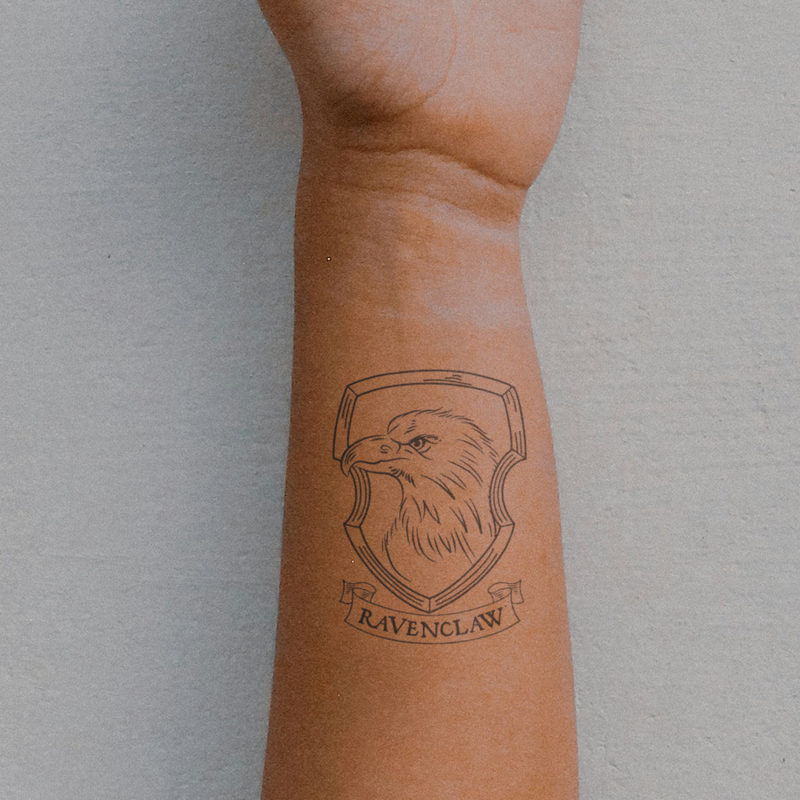 Harry Potter House Ravenclaw Wappen Tattoo