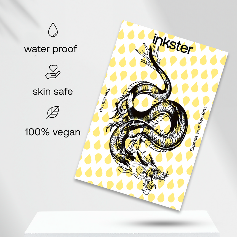 Wilder Drache Tattoo