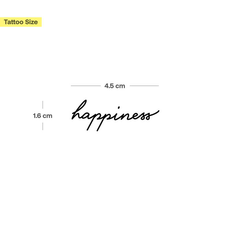 Happiness Tattoo