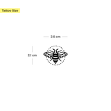 Biene mit Kreis Tattoo