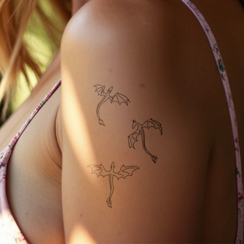 Small Dragons Tattoo