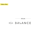 Balance & Heaven Tattoo - Doppelpack