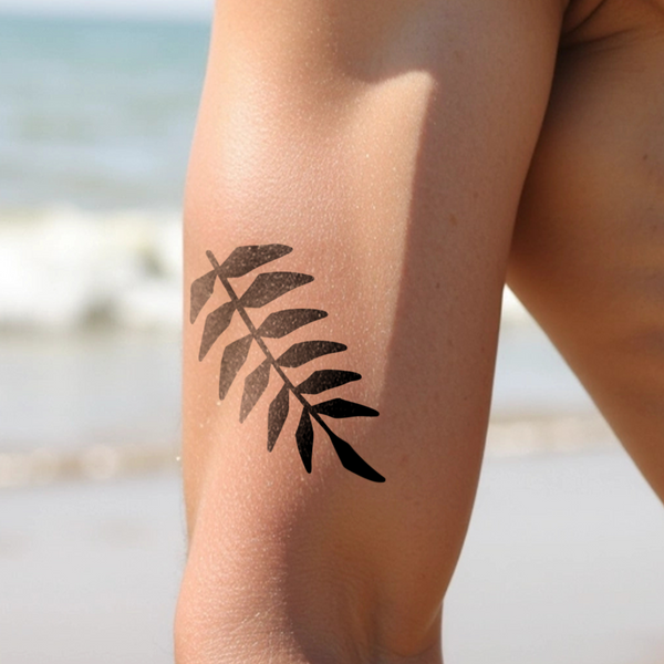 Large Leaf Tattoo