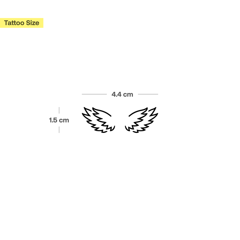 Kleine Flügel Tattoo