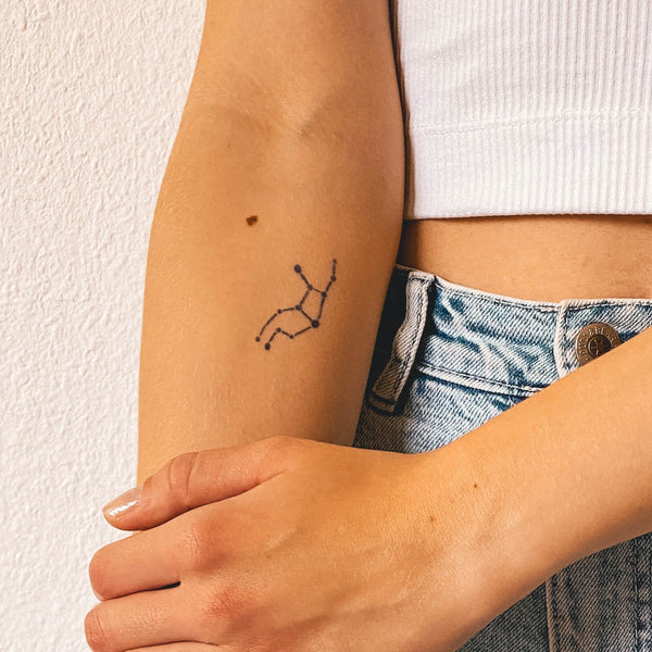 Jungfrau Konstellation Tattoo