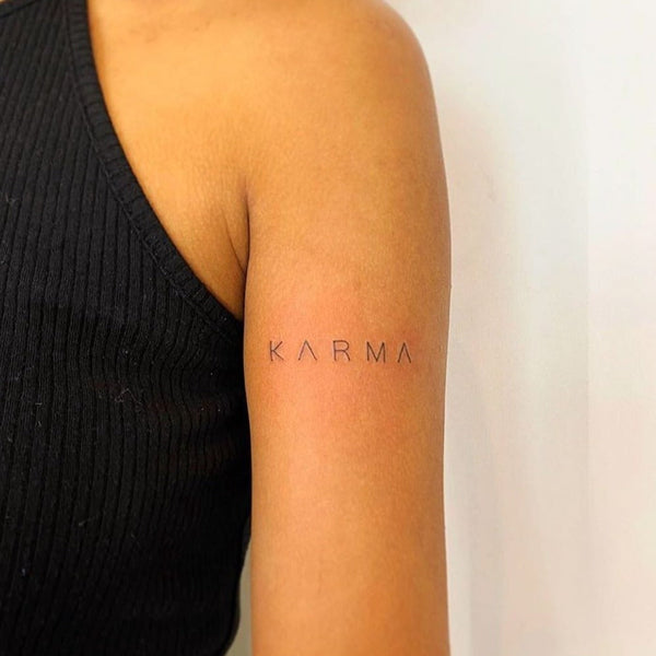 Karma Quote 2-Week-Tattoo Inkster