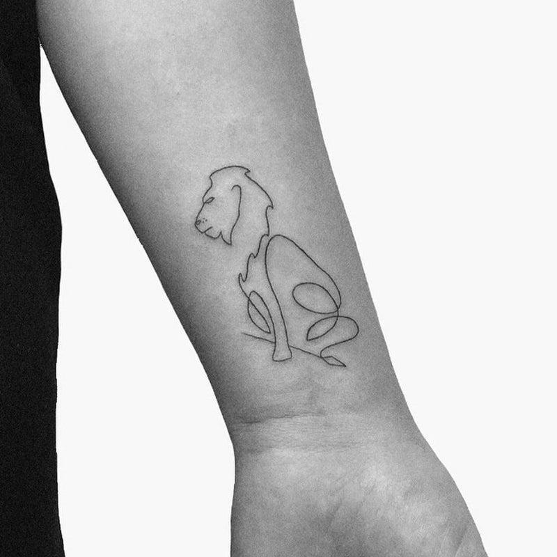 Lion 2-Week-Tattoo Inkster