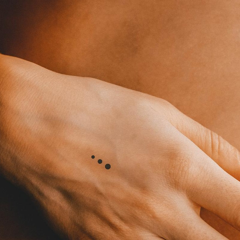 Three Dots 2-Week-Tattoo Inkster