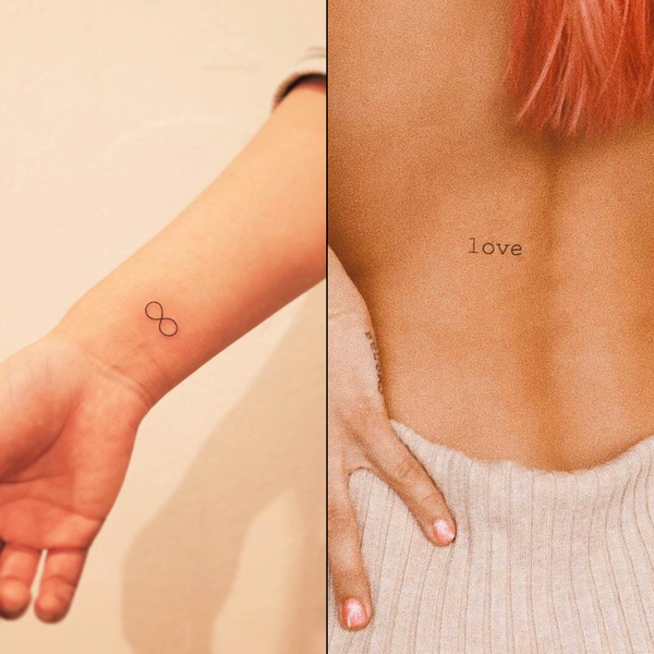 Unendliche Liebe Tattoo - Doppelpack